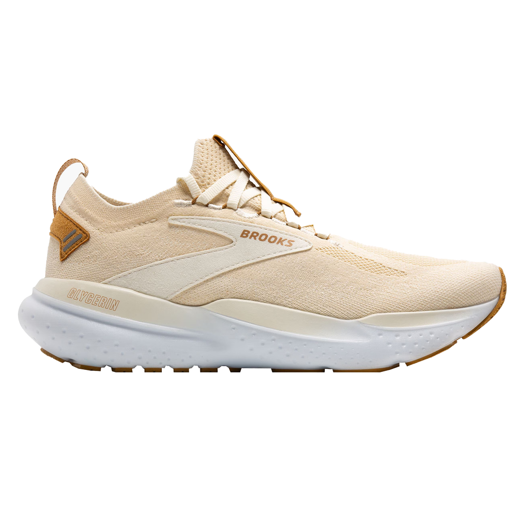 Brooks Womens Glycerin StealthFit  21 - Marshmallow/Cream/Biscuit - Neutral