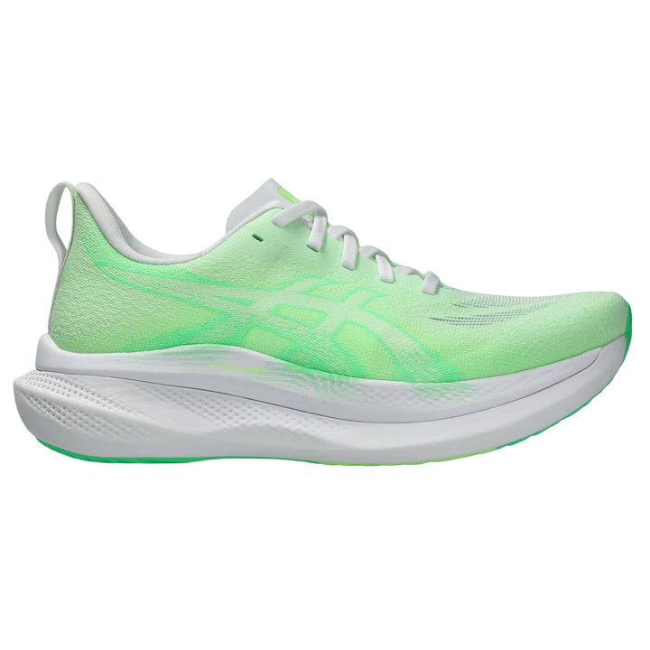 Asics Womens Glideride Max 2 - White/Vital Green - Neutral - SS26