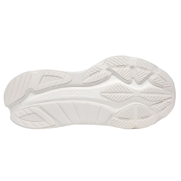 Saucony Mens Hurricane 24 - White/White - Stability