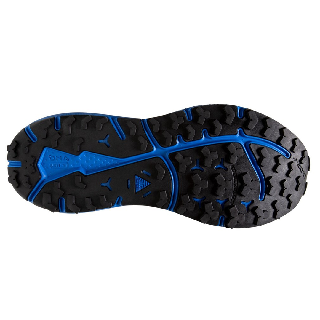 Brooks Mens Divide 4 - Ebony/Black/Victoria Blue - Trail