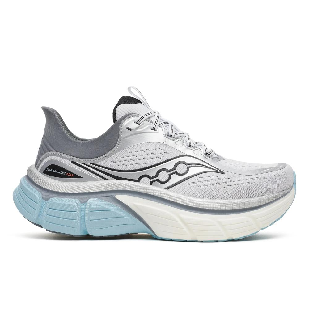 Saucony Womens Paramount Max - Silver/Cinder - Neutral - AW26