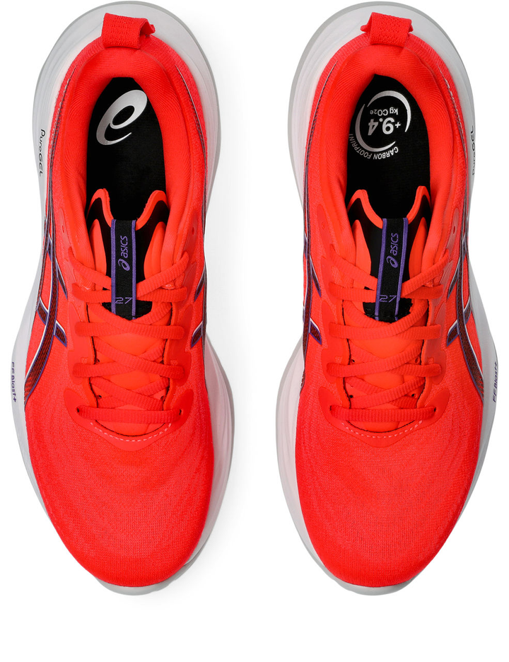 Asics Hommes Gel Cumulus 27 - Flash Rouge/Blanc - Neutre - AW25