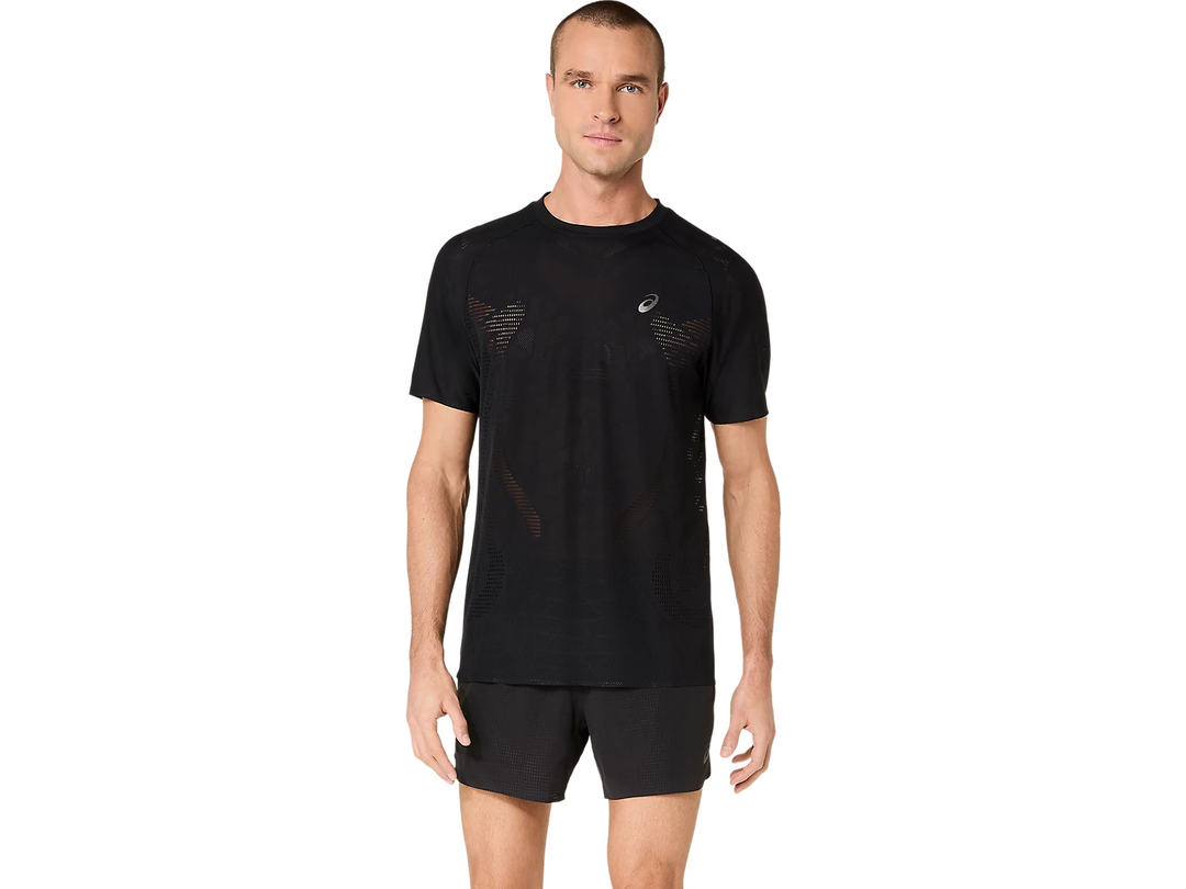 Asics Mens Metarun SS Top - Performance Black
