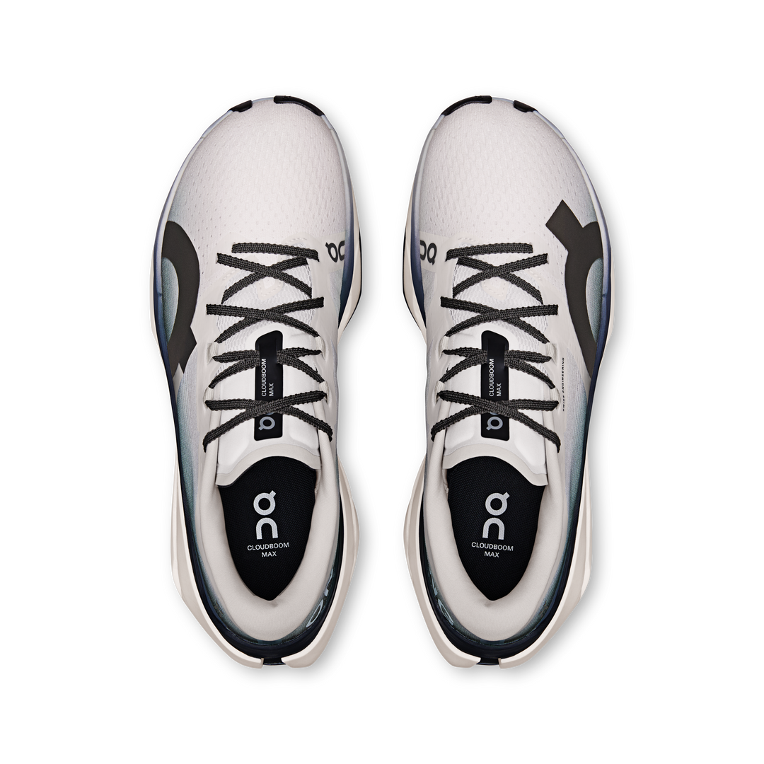 ON Mens Cloudboom Max - White/Black - Neutral - AW25