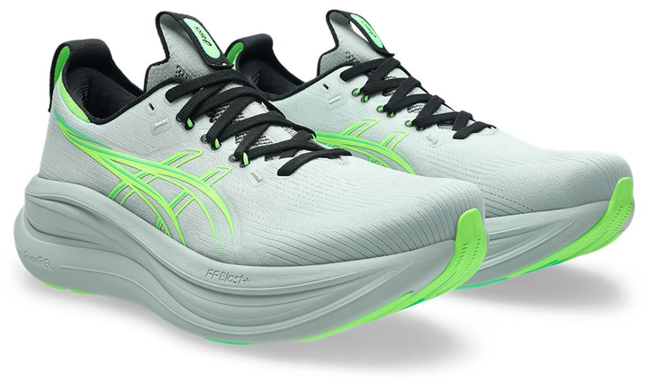 Asics Mens Gel Nimbus 28 - Cold Moss/Illuminate Green - Neutral - SS26