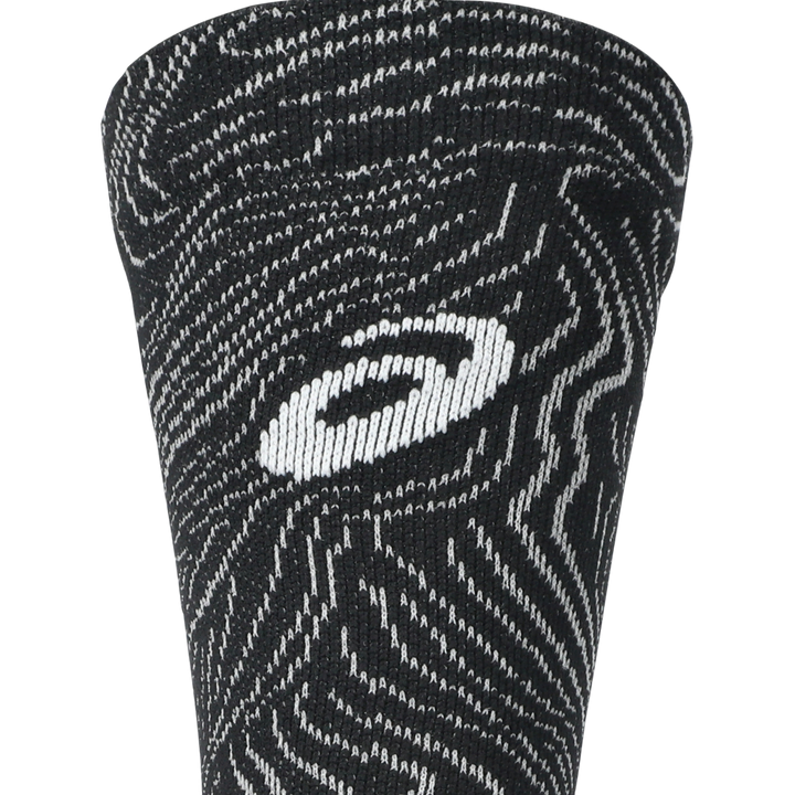 Asics Fujitrail Graphic Crew Sock  - Black/Cloud Grey - AW26
