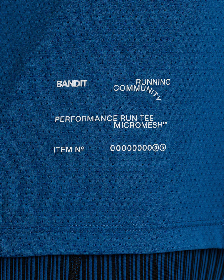 Bandit Mens Micromesh Performance Tee - Aegean - SS26