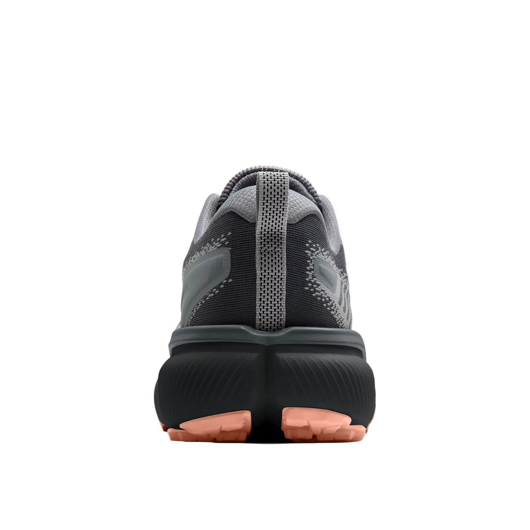 Brooks Womens Cascadia 20 Wide - D Width - Grey/Grey/Peach - Trail - AW26