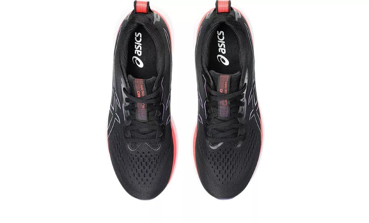Asics Herren Glideride Max – Schwarz/Flash Red – Neutral – AW25
