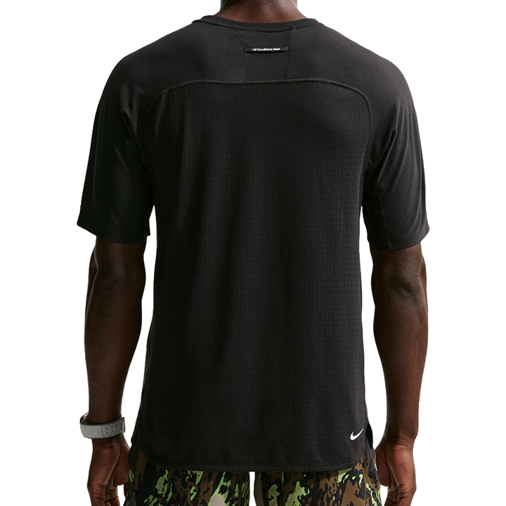 Nike Mens ACG "Solar Chase" ADV Trail Running Tee - Black/Black/Summit White - SU26