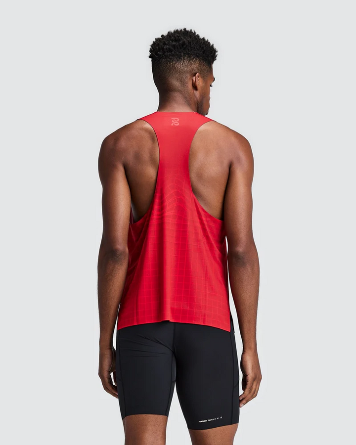 Bandit Men's Specter Race Singlet with Flo pack - Oxide Red - AW26