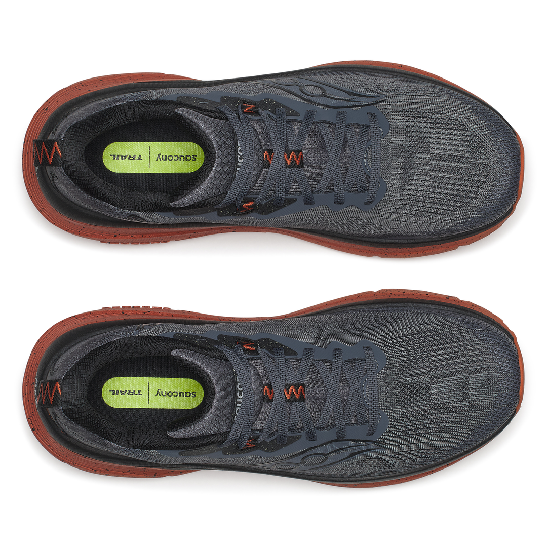 Saucony Mens Guide TR - Carbon/Rust - Trail - AW26