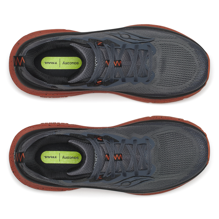 Saucony Mens Guide TR - Carbon/Rust - Trail - AW26