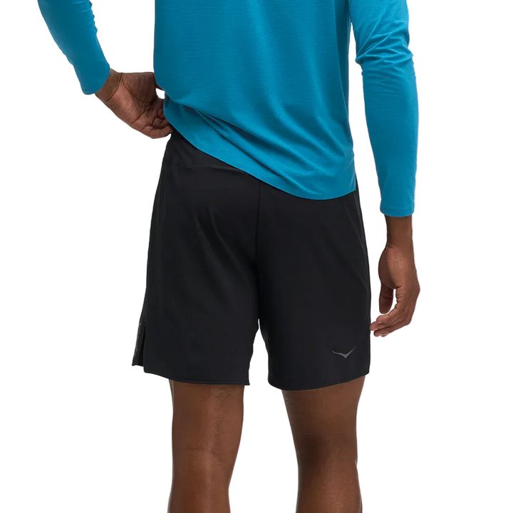 Hoka Mens Glide 7" 2in1 Short - Black - AW26