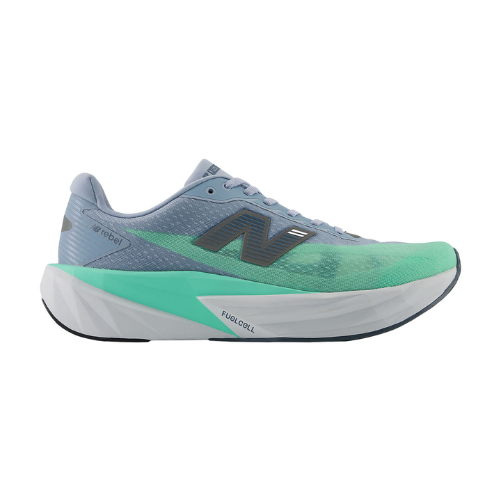 New Balance Mens FuelCell Rebel V5 - Light Arctic Grey/Bright Mint - Neutral - AW26