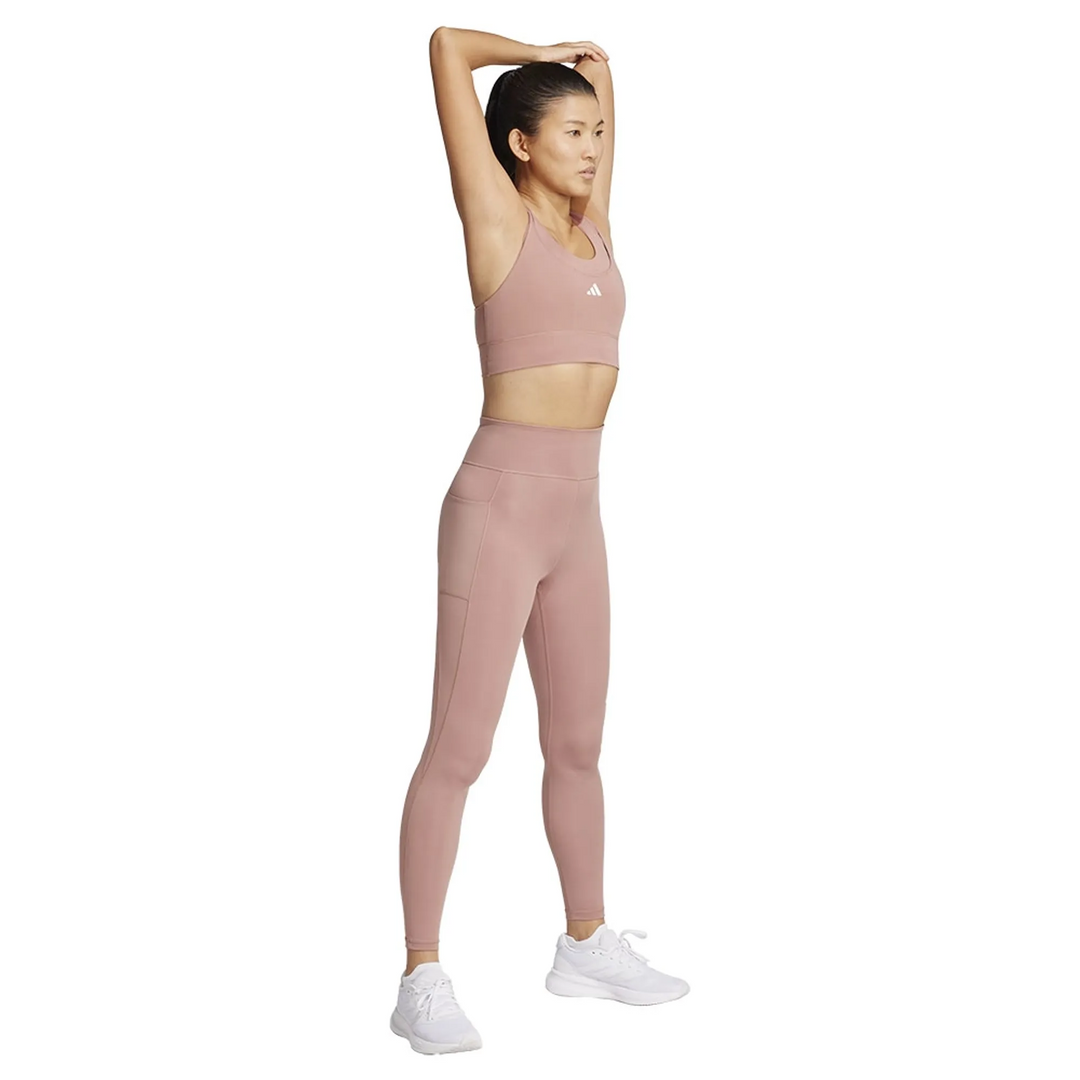 Adidas Womens Own The Run 7/8 Leggings - Pink