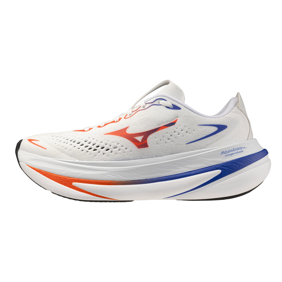 Mizuno Mens Sky Prime - White/Orange/Royal Blue - Neutral - AW26