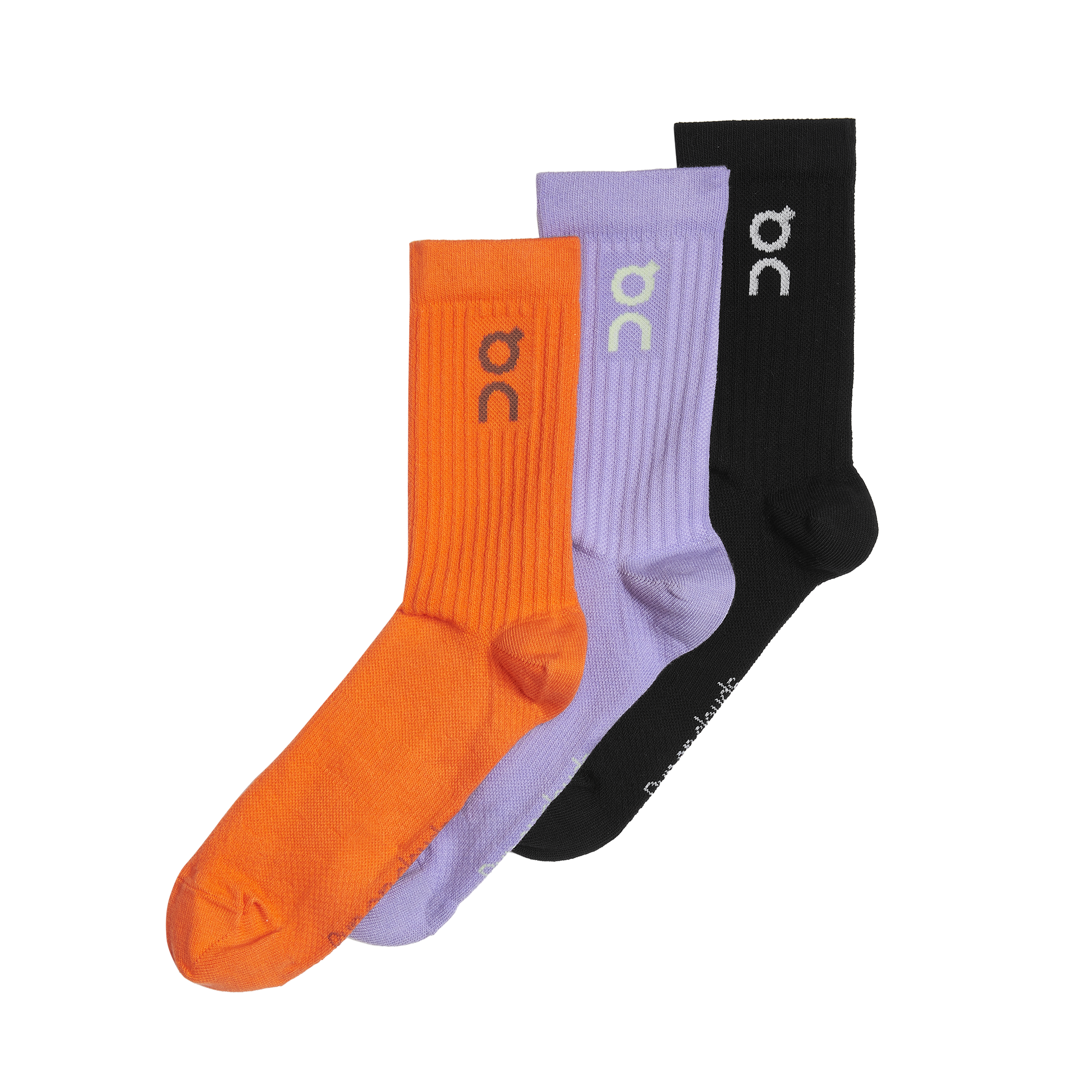 On Logo Sock 3-Pack Unisex - Comet/Flame