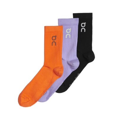 On Logo Sock 3-Pack Unisex - Comet/Flame