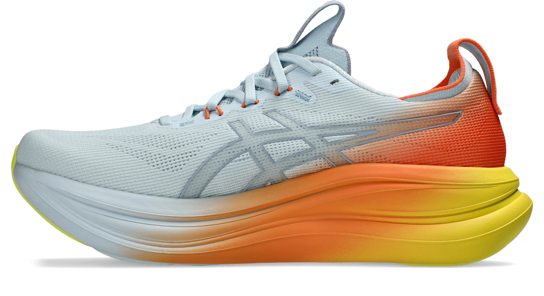 Asics Herren Gel Nimbus 28 – Himmel/Sonnenpfirsich – Neutral – SS26
