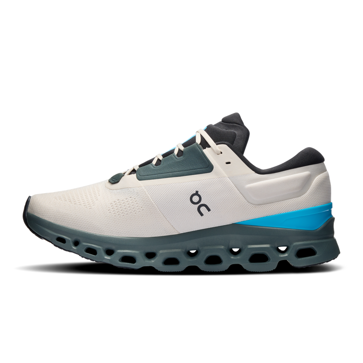 ON Mens Cloudstratus 3 - Cream/Horizon - SS25