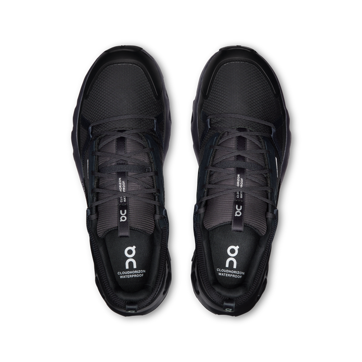 ON Mens Cloudhorizon Waterproof - Black/Black - Trail - SS25