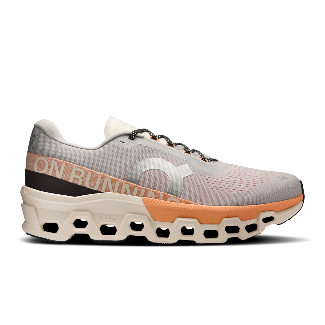 ON Mens Cloudmonster 2 - Glacier/Tangerine - AW25