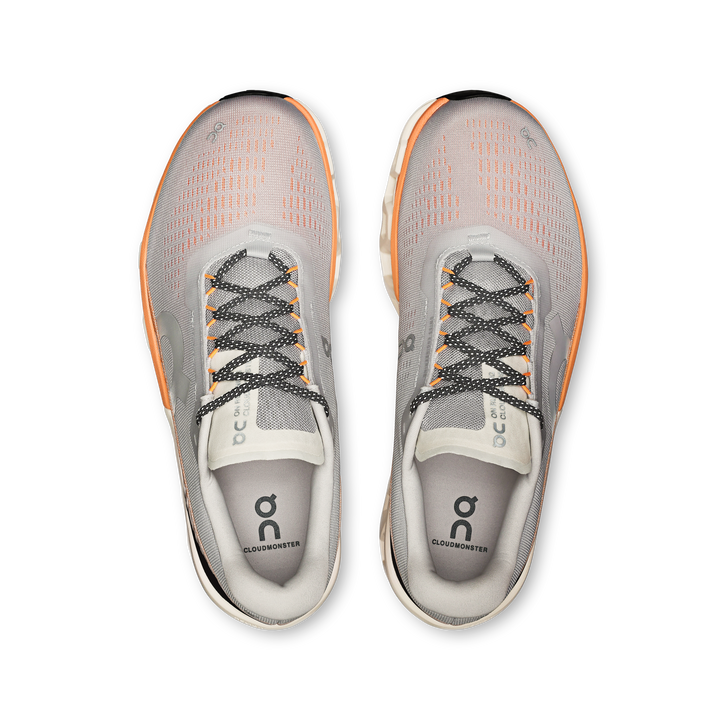 ON Mens Cloudmonster 2 - Glacier/Tangerine - AW25