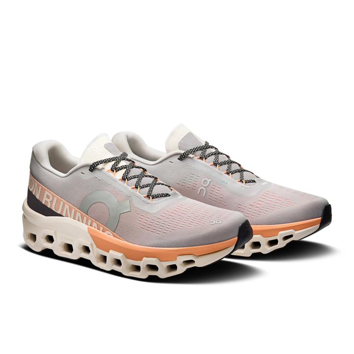 ON Mens Cloudmonster 2 - Glacier/Tangerine - AW25