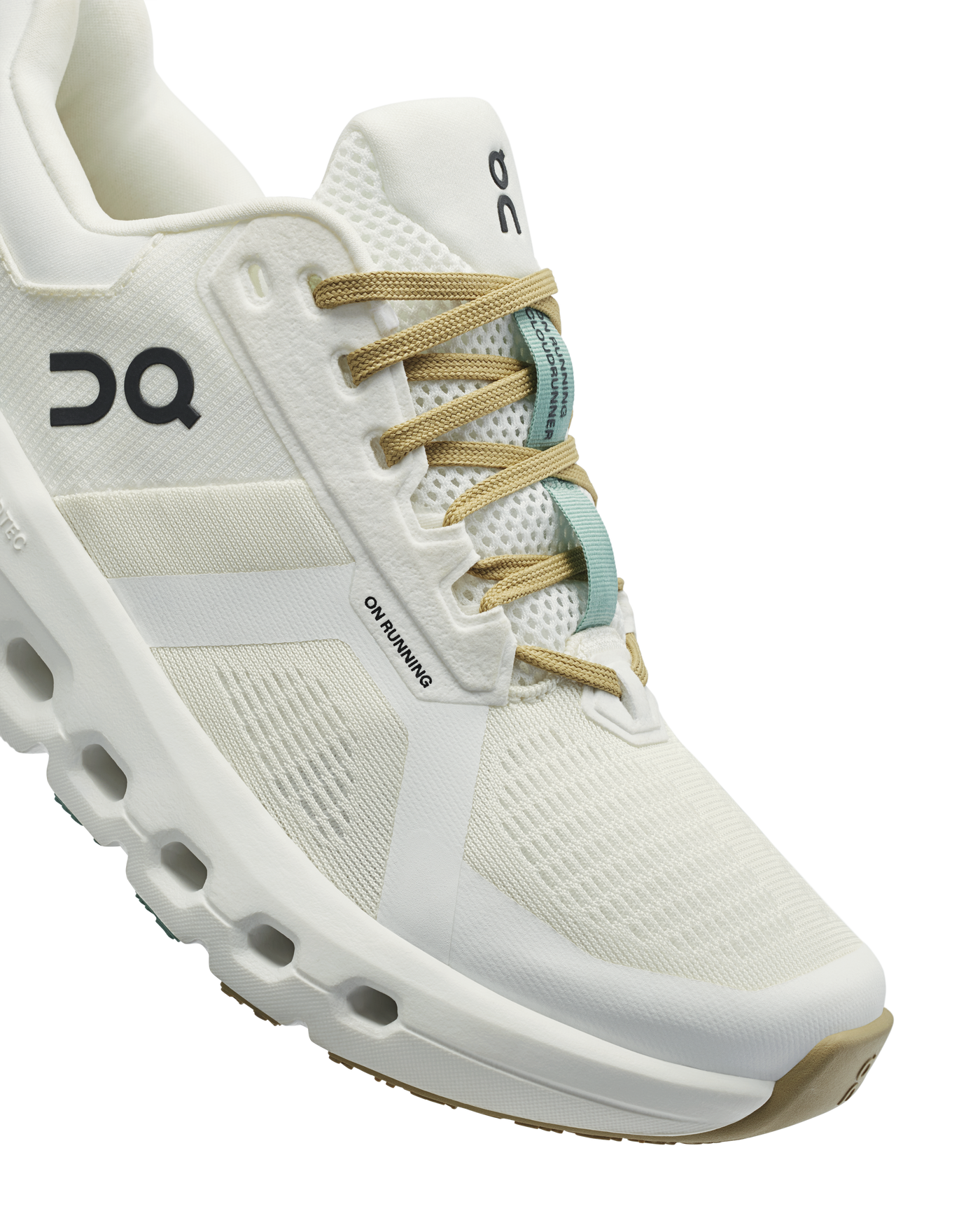 ON Womens Cloudrunner 2 - Undyed/Green - Stability