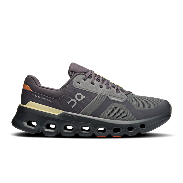 ON Mens Cloudrunner 2 - Rock/Tangerine - Stability - AW25