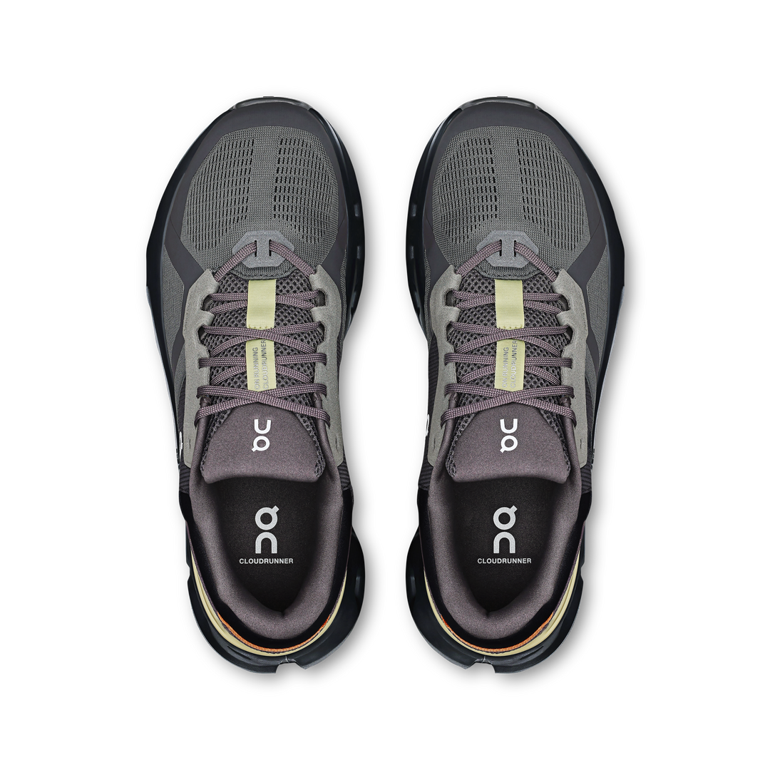 ON Mens Cloudrunner 2 - Rock/Tangerine - Stability - AW25