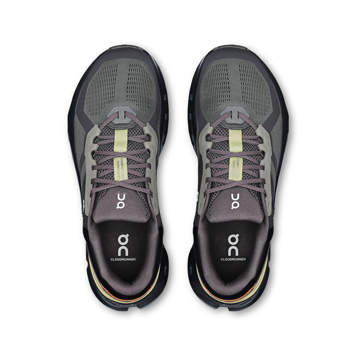 ON Mens Cloudrunner 2 - Rock/Tangerine - Stability - AW25