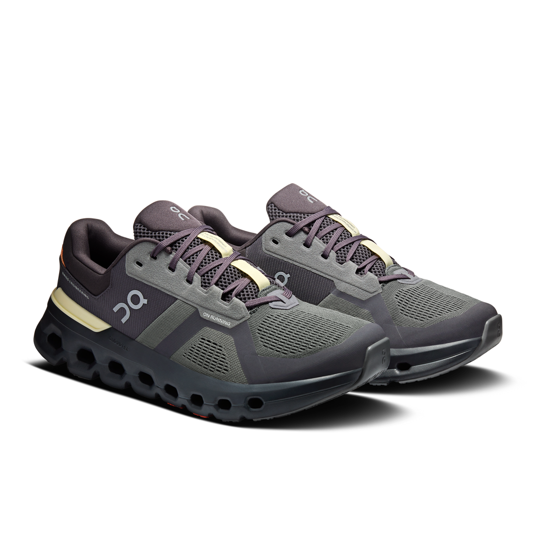 ON Mens Cloudrunner 2 - Rock/Tangerine - Stability - AW25