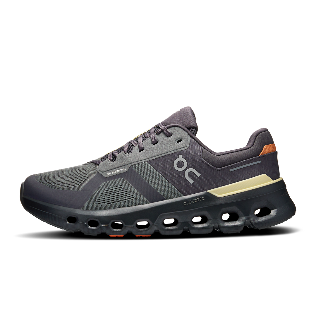 ON Mens Cloudrunner 2 - Rock/Tangerine - Stability - AW25