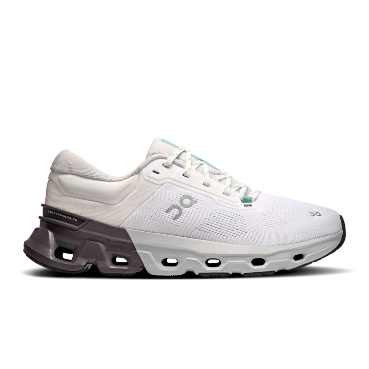 ON Mens Cloudflyer 5 - White/Pebble - AW25