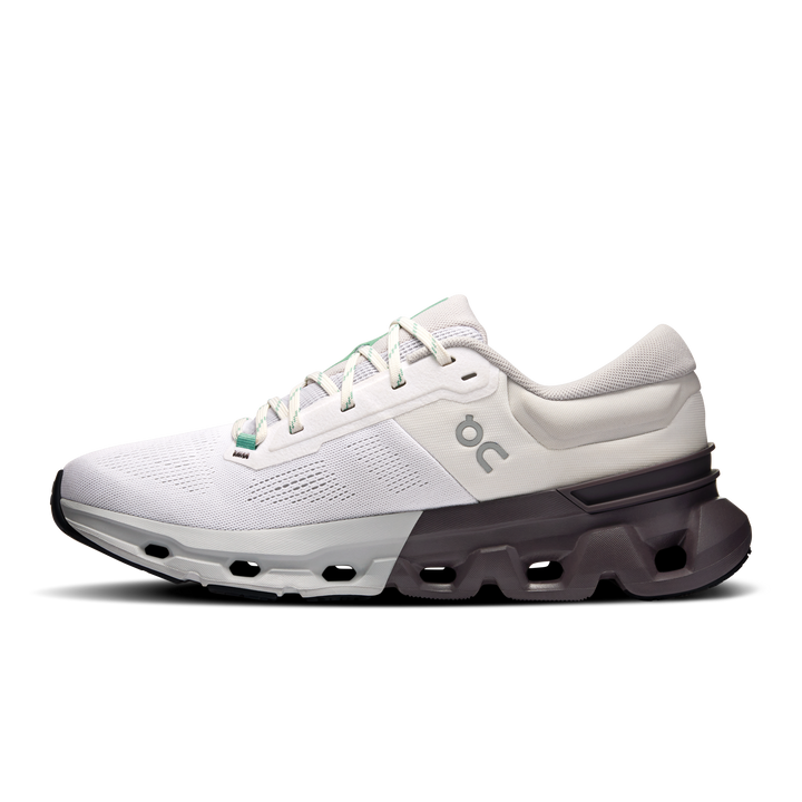 ON Mens Cloudflyer 5 - White/Pebble - AW25