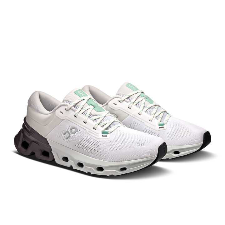 ON Mens Cloudflyer 5 - White/Pebble - AW25