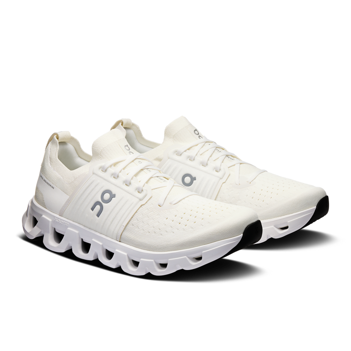 On Mens Cloudswift 4 - White/White - SS25