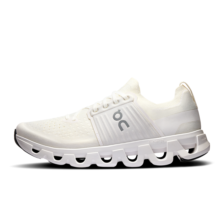On Mens Cloudswift 4 - White/White - SS25