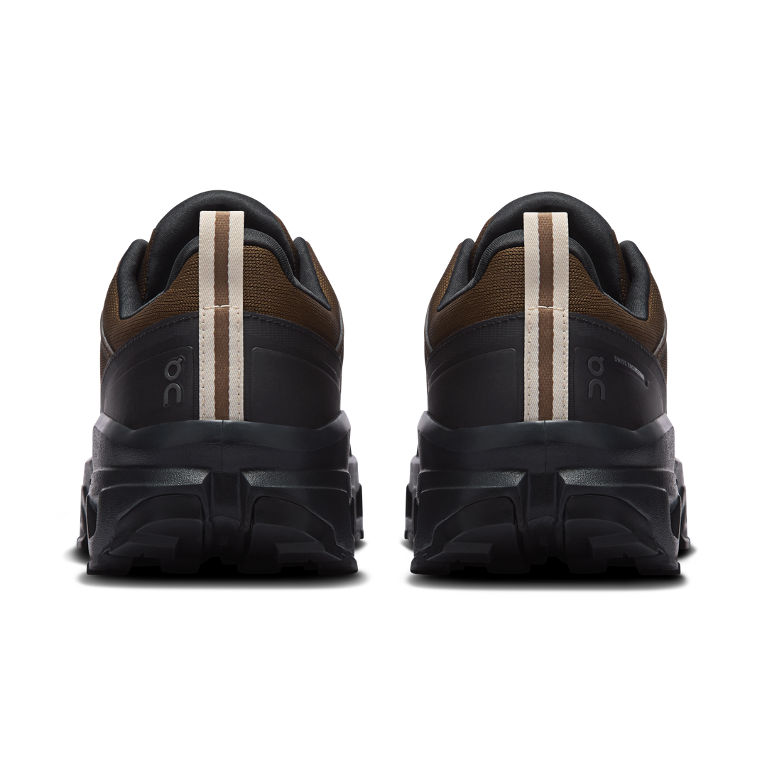 ON Mens Cloudrock Low Waterproof - Earth/Black - Trail - AW26