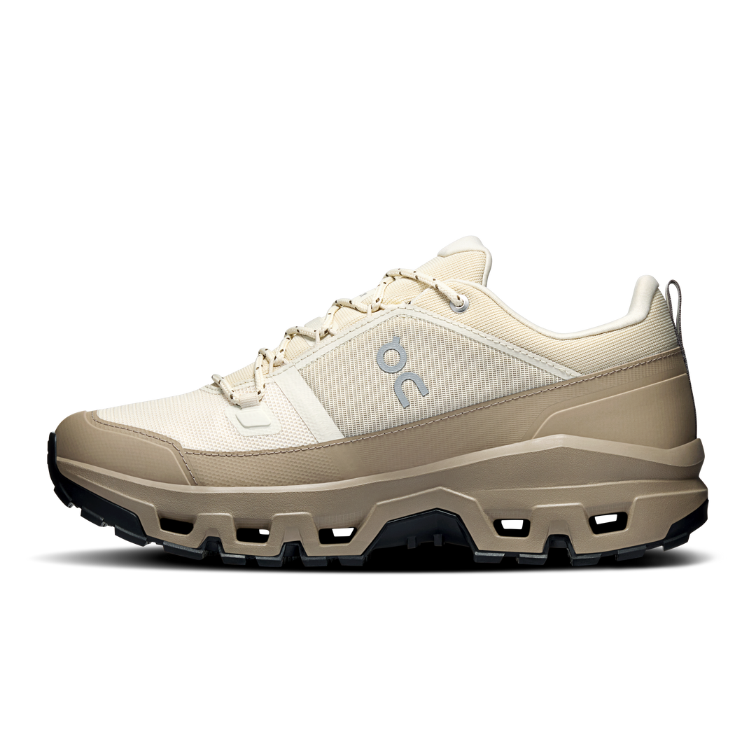 ON Mens Cloudrock Low Waterproof - Grain/Soba - Trail - AW26