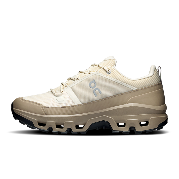 ON Mens Cloudrock Low Waterproof - Grain/Soba - Trail - AW26