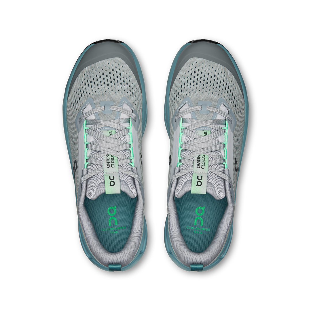 ON Mens Cloudsurfer Trail 2 - Platinum/Tide - Trail - AW26