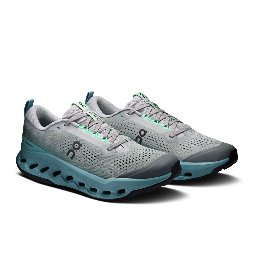 ON Mens Cloudsurfer Trail 2 - Platinum/Tide - Trail - AW26