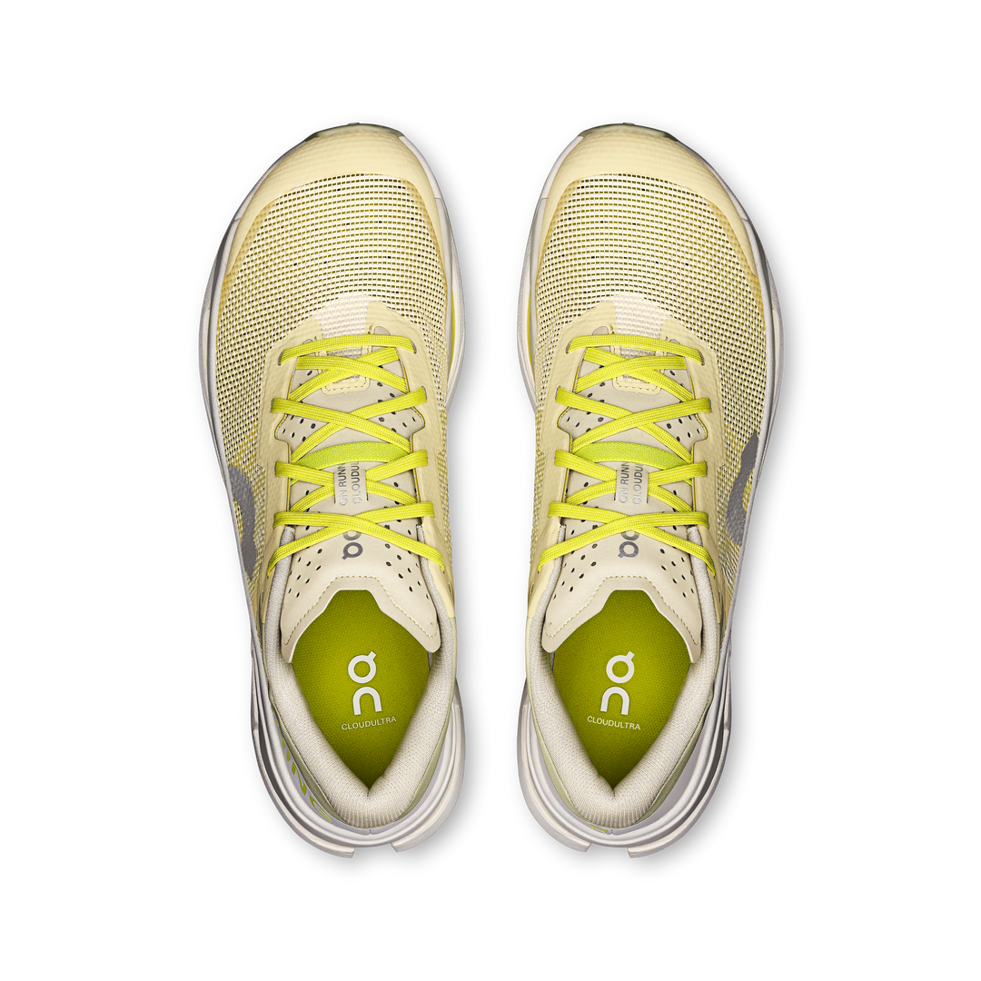 ON Mens Cloudultra 3 - Pelican/White - Trail - AW25
