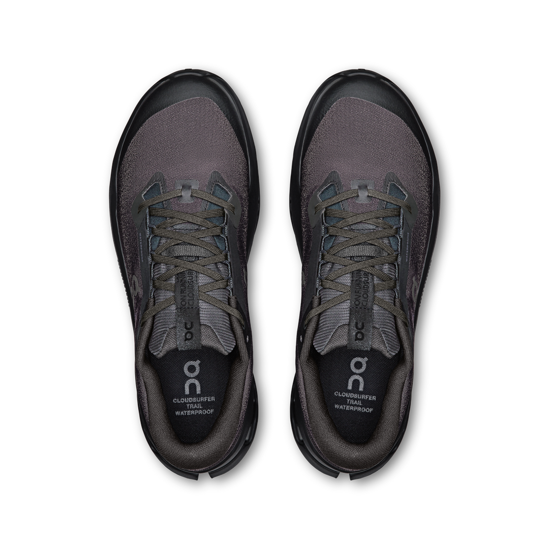 ON Mens Cloudsurfer Trail 2 WP - Black/Black - Trail - AW25