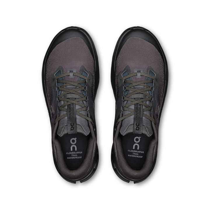 ON Mens Cloudsurfer Trail 2 WP - Black/Black - Trail - AW25