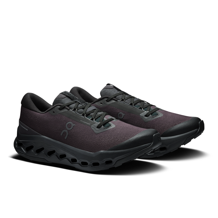ON Mens Cloudsurfer Trail 2 WP - Black/Black - Trail - AW25