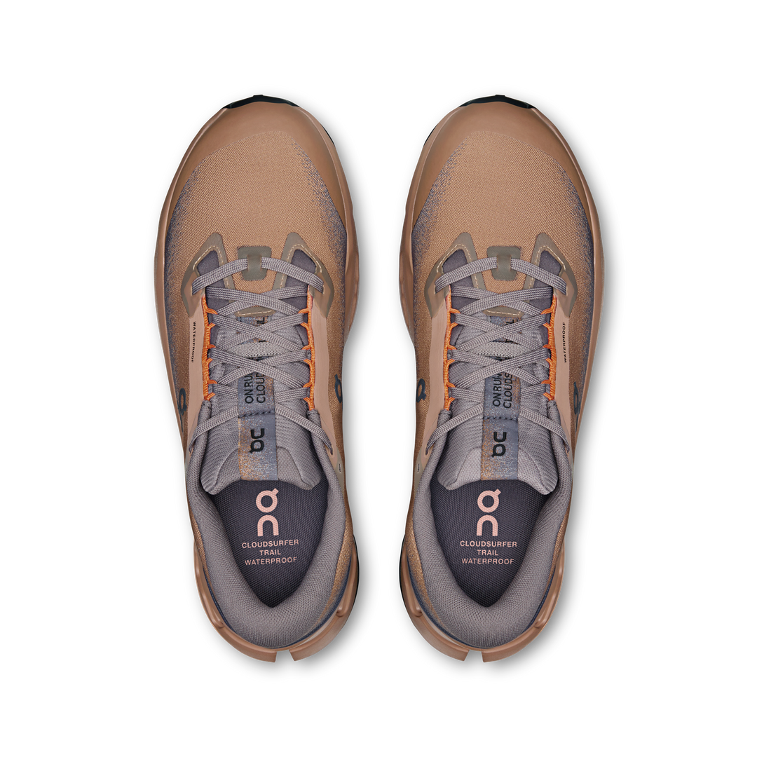 ON Mens Cloudsurfer Trail 2 WP - Portobello/Pebble - Trail - AW26